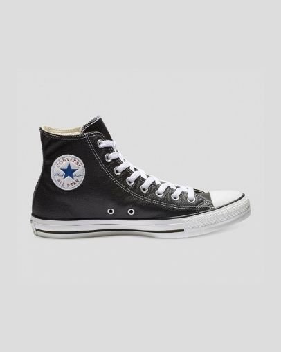 Converse Chuck Taylor All Star Classic Leather High Top Black | A21490M