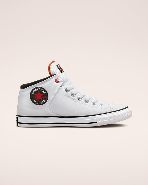 Converse Chuck Taylor All Star High Street Canvas Mid White | A19021H
