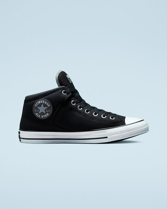 Converse Chuck Taylor All Star High Street Canvas Mid Black | A98039X