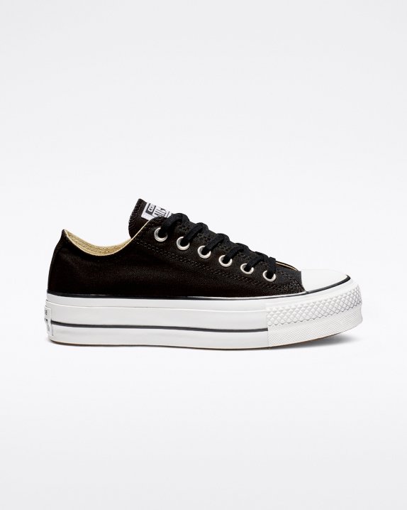 Converse Chuck Taylor All Star Lift Canvas Low Top Black | A05116D