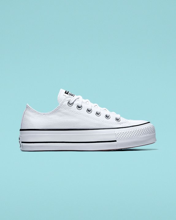 Converse Chuck Taylor All Star Lift Canvas Low Top White | A15072R