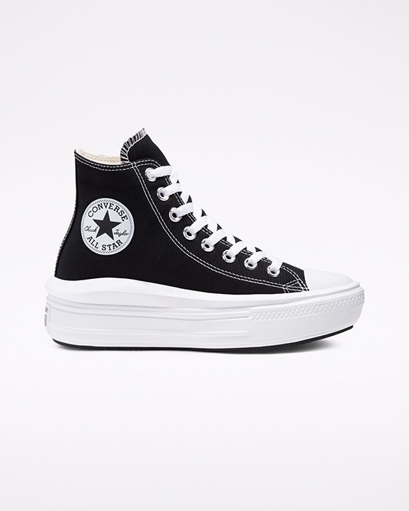 Converse Chuck Taylor All Star Move Platform High Top Black | A02833O