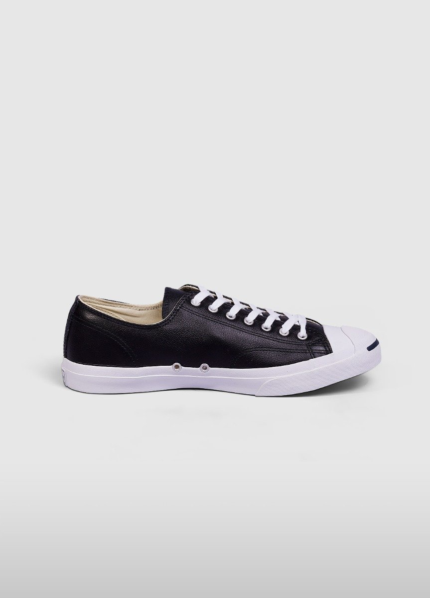 Converse Jack Purcell Leather Low Top Black | A30605J