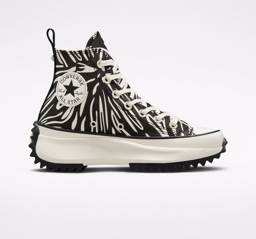 Converse Run Star Hike Platform Animalier Black | A06697W