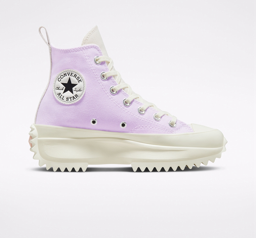 Converse Run Star Hike Platform Tri-Panel Color Block White | A95610J